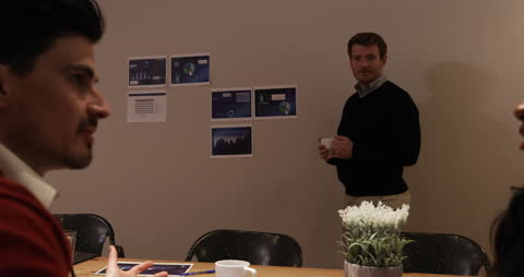 Creative Team Collaborating on Project Ideas in Modern Office