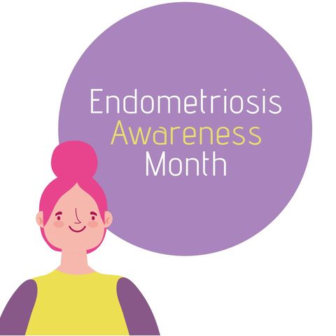 Endometriosis Awareness Month Campaign Design - Download Free Stock Templates Pikwizard.com