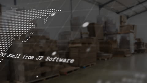Digital Warehouse Inventory Management with Global Mapping Overlay