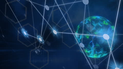 Futuristic Global Network Conceptual Digital Representation