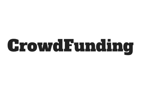 crowdfunding text with black style on transparent background - Download Free Stock Videos Pikwizard.com