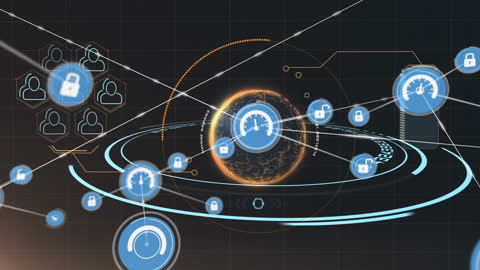 Global Network Connections with Digital Security Interface