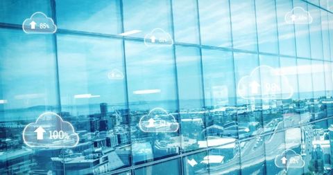 Digital Clouds and Analytics Over Urban Cityscape