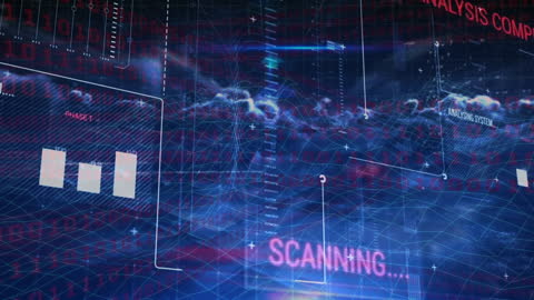 Digital Data Processing Visualization with Network Graphics