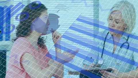 Medical Professionals Analyzing Data Trends