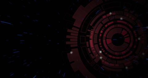 Futuristic Red and Blue Digital Interface Design - Download Free Stock Images Pikwizard.com