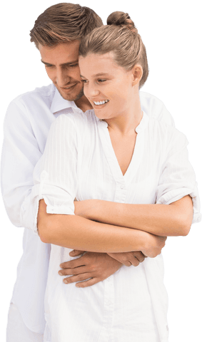 smiling couple hugging on transparent background for romantic concepts - Download Free Stock Videos Pikwizard.com