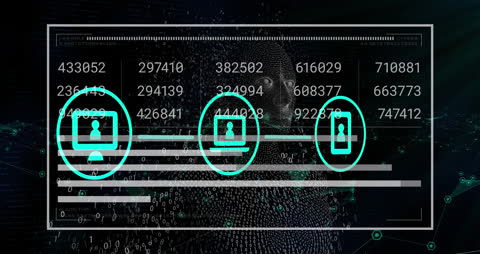 Data Network Processing with Digital Human Overlay