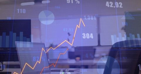 Financial Analysis in Modern Office Environment - Download Free Stock Images Pikwizard.com