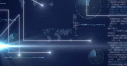Global Networks and Digital Data Interface - Download Free Stock Images Pikwizard.com