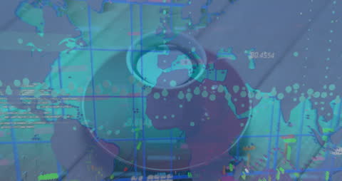 Global Data Processing with Overlayed Coffee Cup