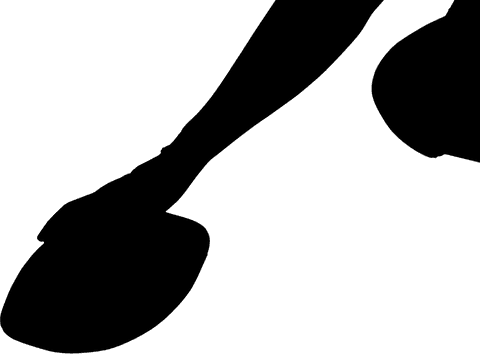 Rugby player silohuette on transparent background passion