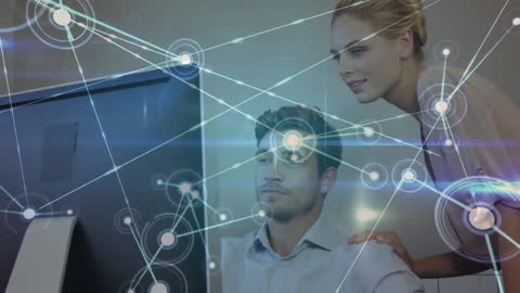 Collaborating Professionals using Digital Technology with Network Overlay