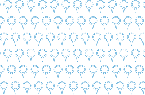 blue map locator pins on transparent background seamless pattern - Download Free Stock Videos Pikwizard.com