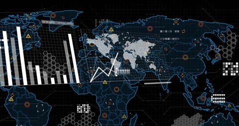 Global Financial Data Processing and Analytics - Download Free Stock Images Pikwizard.com