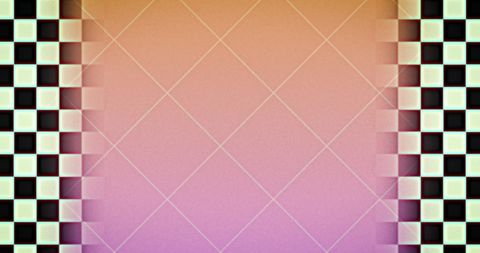Geometric Retro Gradient with Moving Edge Squares