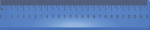 Blue Ruler on Transparent Background for School and Work Use - Download Free Stock Videos Pikwizard.com