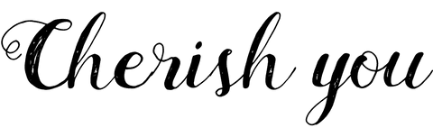 Cherish you text illustration on transparent background