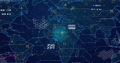 Global Technology Network and Data Communication Concept - Download Free Stock Images Pikwizard.com