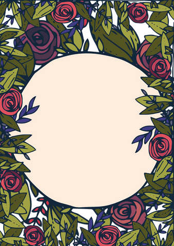 Vibrant Floral Wreath With Roses On Transparent Background - Download Free Stock Videos Pikwizard.com