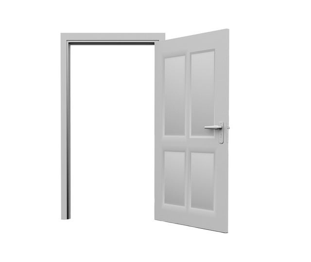 White Open Door on Transparent Background Isolated Digital Illustration - Download Free Stock Videos Pikwizard.com