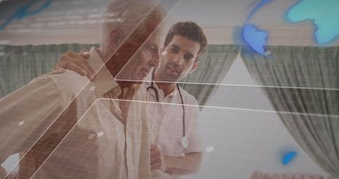 Healthcare Technology Assisting Elderly Care with Virtual Monitoring