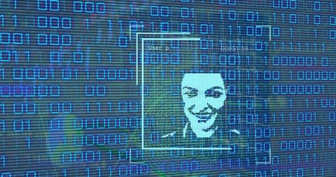 Digital Identity Verification with Biometrics Interface - Download Free Stock Images Pikwizard.com