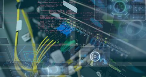 Futuristic Data Processing and Computer Server Connections - Download Free Stock Images Pikwizard.com