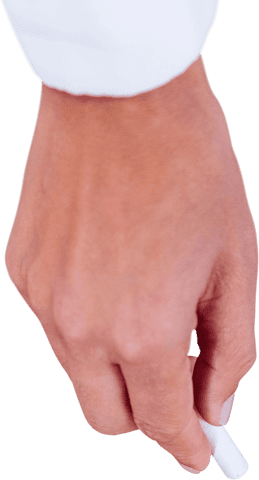 hand holding chalk transparent background close up - Download Free Stock Videos Pikwizard.com