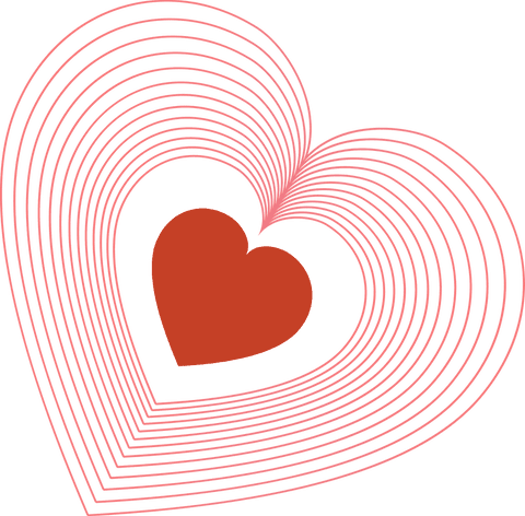 Romantic Geometric Heart Motif on Transparent Background - Download Free Stock Videos Pikwizard.com
