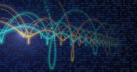 Digital DNA and Binary Code Fusion Illustrating Genetics and Data Science - Download Free Stock Images Pikwizard.com