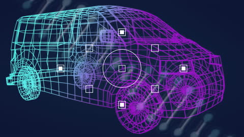 Virtual Reality Car Design Interface with Futuristic Graphics