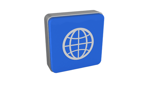 Digital Blue Cube with Globe on Transparent Background - Download Free Stock Videos Pikwizard.com