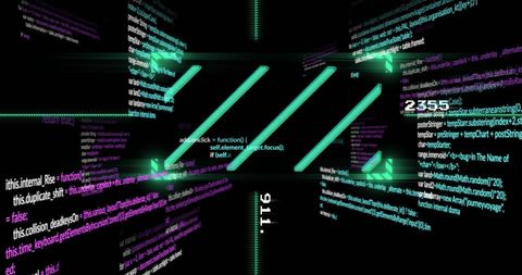 Abstract Digital Data Dimensional Display Design - Download Free Stock Images Pikwizard.com
