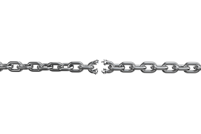 Transparent 3D Illustration Showing Damaged Silver Chain Link - Download Free Stock Videos Pikwizard.com