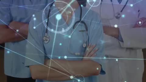Healthcare Professionals Embracing Innovative Digital Network in Medicine