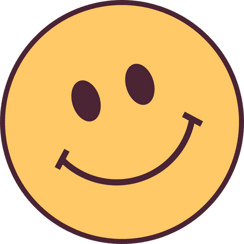 smiling yellow emoticon with transparent background - Download Free Stock Videos Pikwizard.com