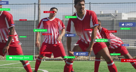 Interactive Soccer Training with Notifications Concept
