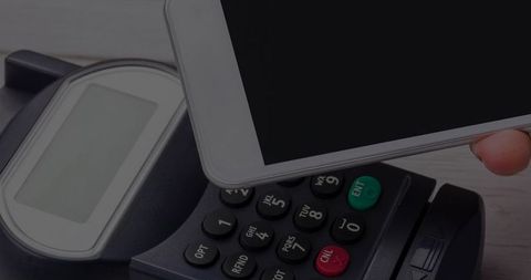 Contactless Payment with Smartphone Over Terminal Device in Retail