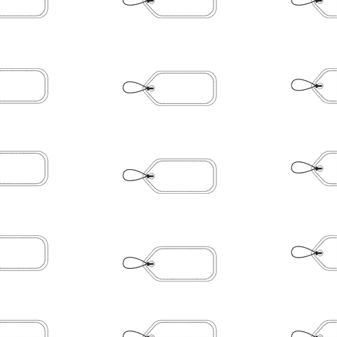 Seamless Black and White Label Pattern on Transparent Background - Download Free Stock Videos Pikwizard.com