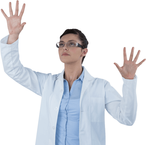 transparent doctor interacting with virtual interface - Download Free Stock Videos Pikwizard.com