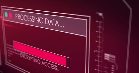Digital Data Processing Interface with Encrypting Display - Download Free Stock Images Pikwizard.com