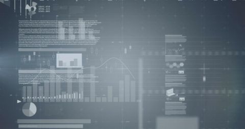 Data Processing Screens with Grey Interface - Download Free Stock Images Pikwizard.com