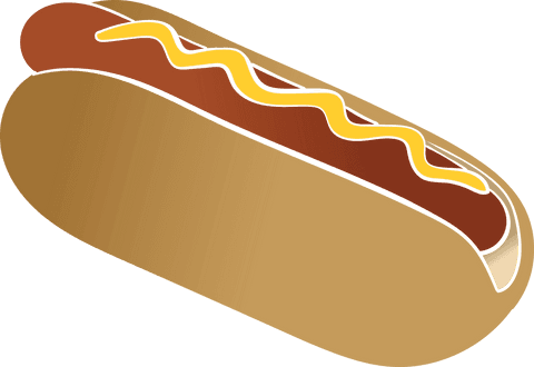 colorful hot dog illustration on transparent background for food concepts - Download Free Stock Videos Pikwizard.com