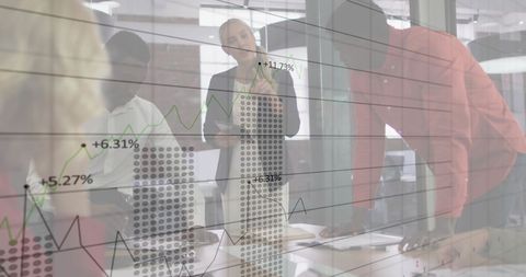 Diverse Business Team Analyzing Financial Growth and Statistics - Download Free Stock Images Pikwizard.com