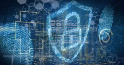 Digital Security with Data Processing and Biometrics - Download Free Stock Images Pikwizard.com