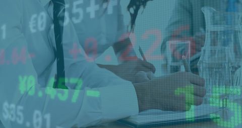 business team analyzing financial data in corporate meeting - Download Free Stock Images Pikwizard.com