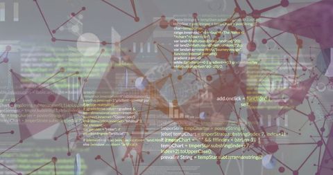 Floating code snippets with 3d network overlay in data environment