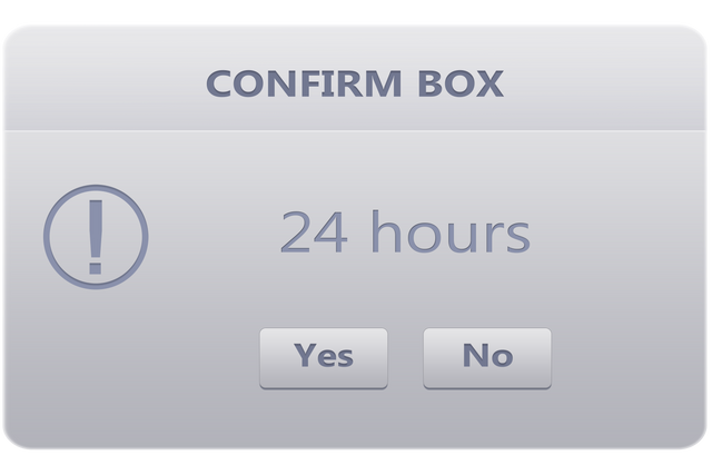Digital Transparent Confirm Box Illustration with 24 Hours Text - Download Free Stock Videos Pikwizard.com