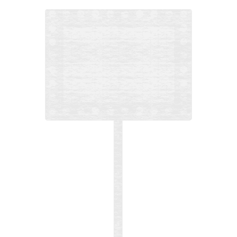 transparent blank white paper banner on stick illustration - Download Free Stock Videos Pikwizard.com